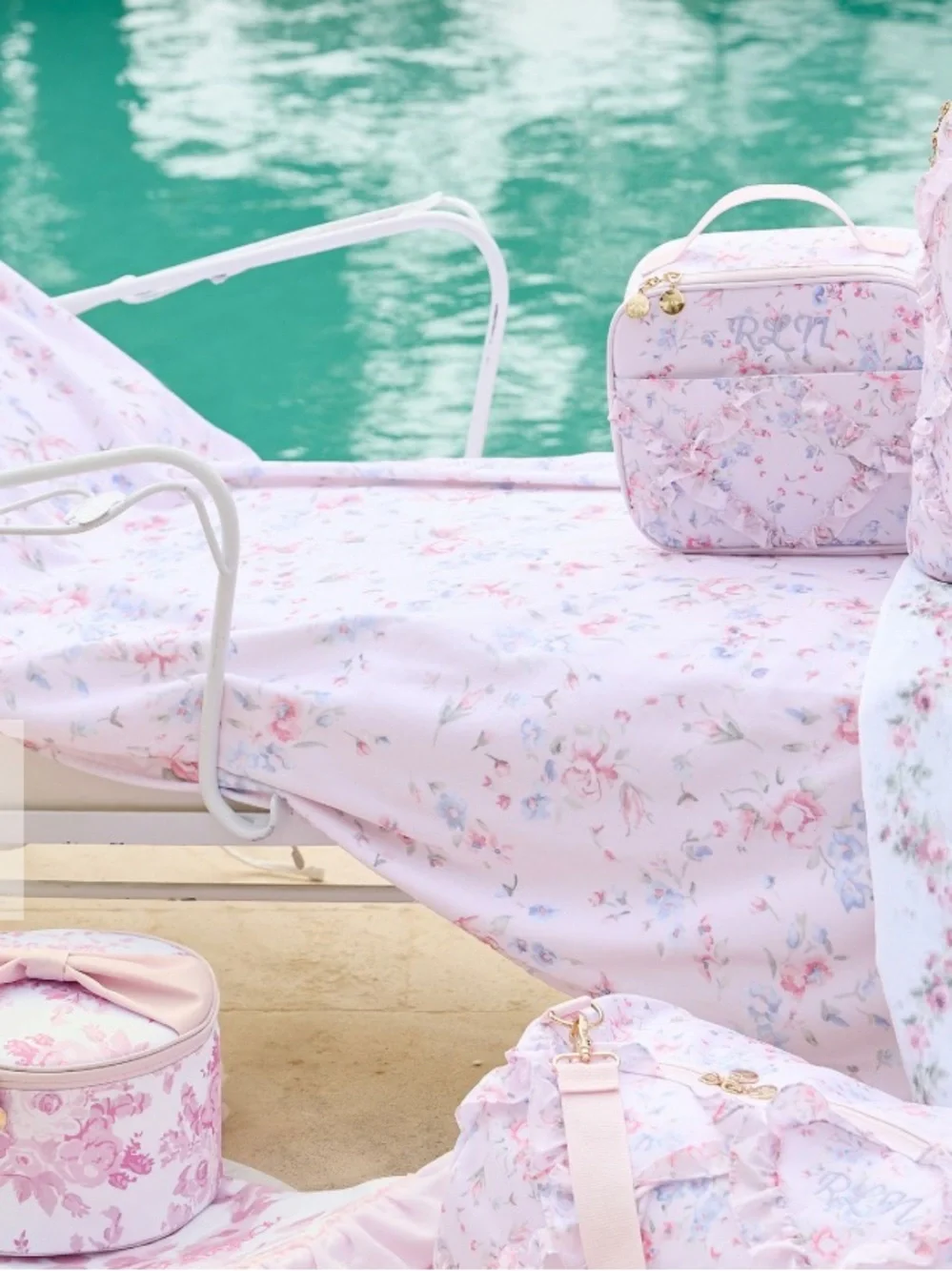 LoveShackFancy Windsor Rose Beach Towel UPF 50+